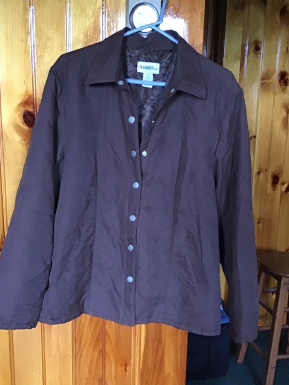 Gander Mountain Brown Button-Front Women's Shirt Jacket